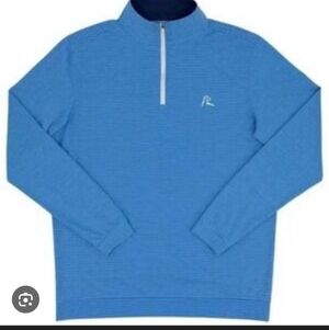 Rhoback Men's Blue Zip-Up Sweater